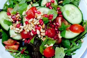 Ensalada libanesa de Granada