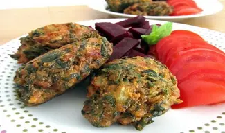 Bocaditos de yuca y espinacas