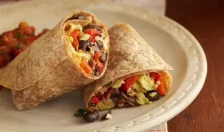 Burritos rápidos de frijoles