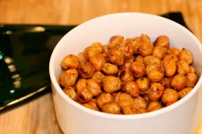 Garbanzos crispy al curry