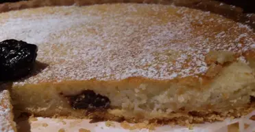 Torta fría de ciruelas pasas