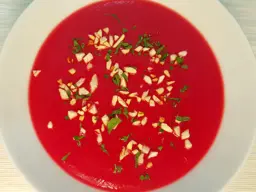 Crema de remolacha y zanahoria