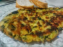 Tortilla de verdura sin huevos