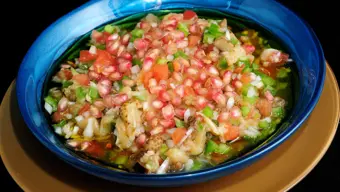 Ensalada de berenjenas y almendras