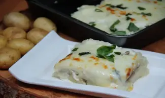 Lasaña de pure de papas