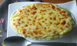 Pastel de papas y frijoles Rojos