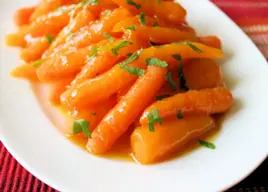 Snack de zanahoria glaseada