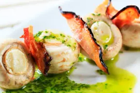 Brochetas de champiñon