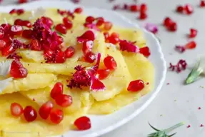 Carpaccio de piña