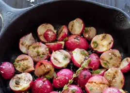 Rábanos a la parrilla