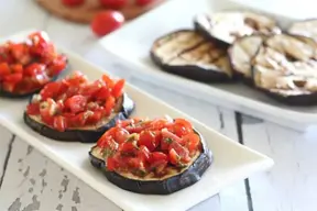 Berenjenas en bruschettas