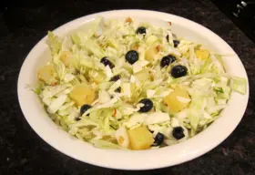 Ensalada de col y pollo