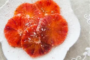 Postre marroquí de naranja