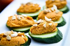 Crema condimentada de zanahorias para untar