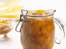 Chutney de cebolla blanca y menta