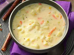 Crema de coliflor de preparación sencilla