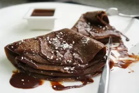 Crépes de chocolate sin huevo