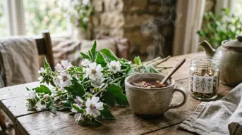 Té de altea, la mejor infusión para el dolor de garganta