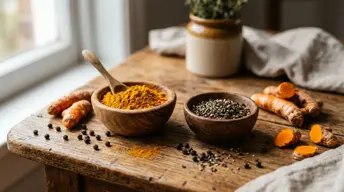 Cúrcuma con pimienta negra: por qué potencia la absorción