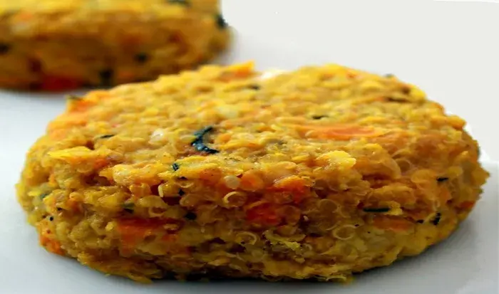 Hamburguesas de lentejas y zanahoria
