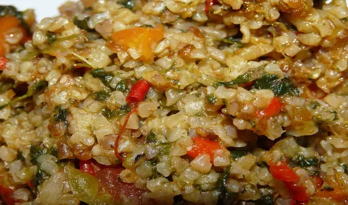 Guiso de mijo y soya