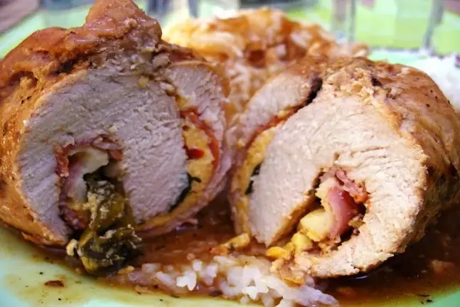 Rollitos de pavo