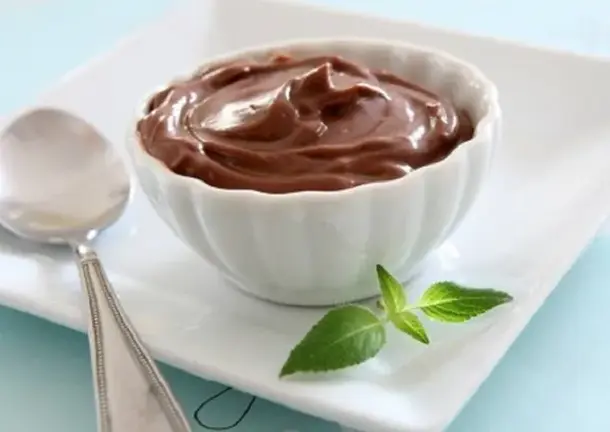 Pudin de aguacate y chocolate