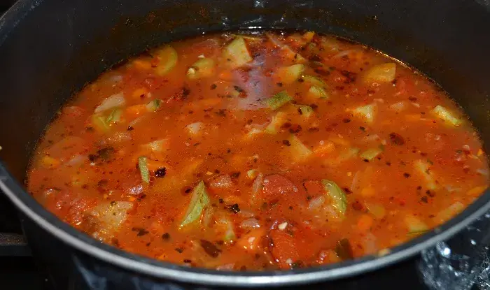 Sopa de quinoa y papa
