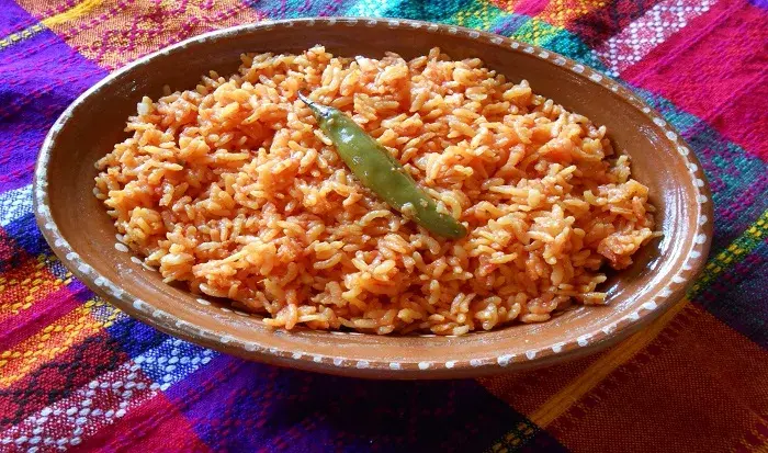 Arroz rojo mexicano