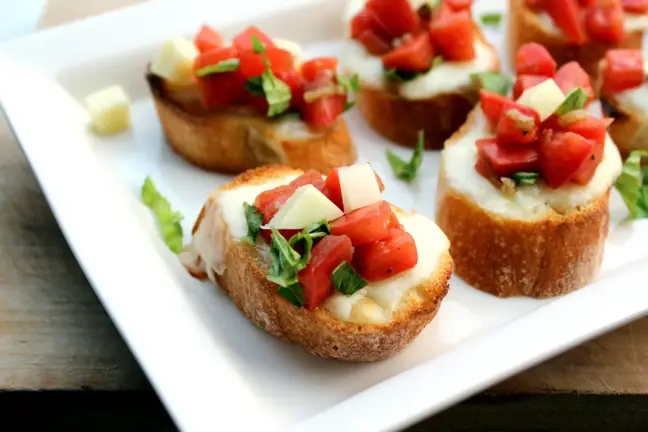 Bruschettas a la Capresa