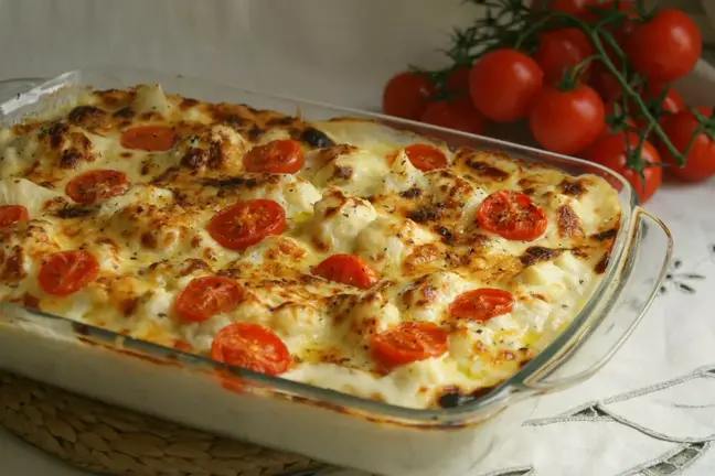 Coliflor gratinado