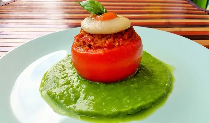 Tomates rellenos de Tofu