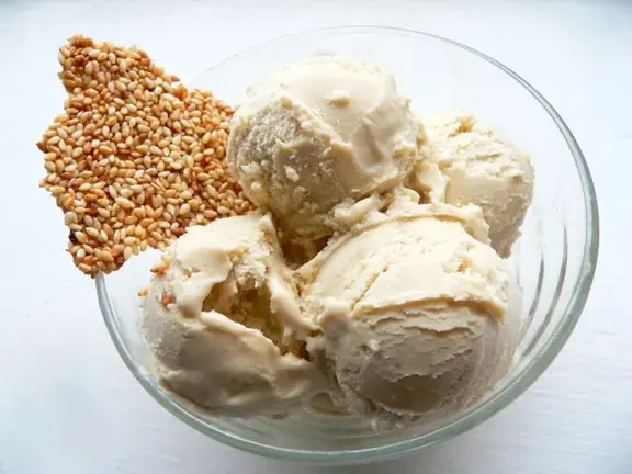 Helado de ajonjolí