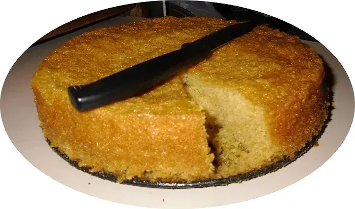 Torta de cambur sin azúcar ni harina