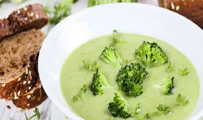 Crema brocoli y manzana
