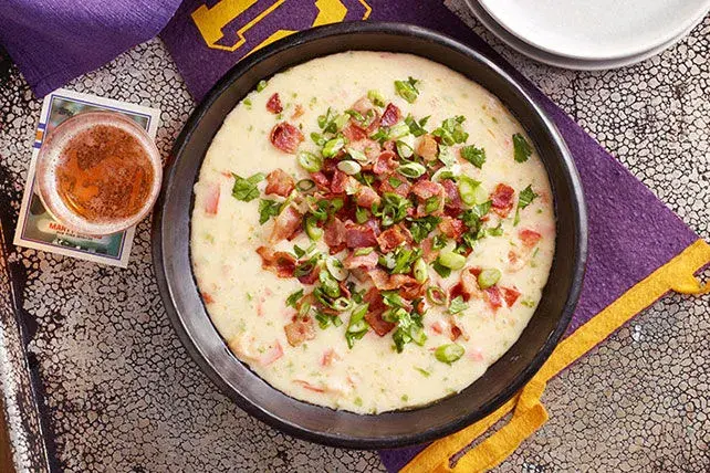 Dip de queso y tocino