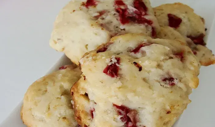 Galletas de yogurt de fresas