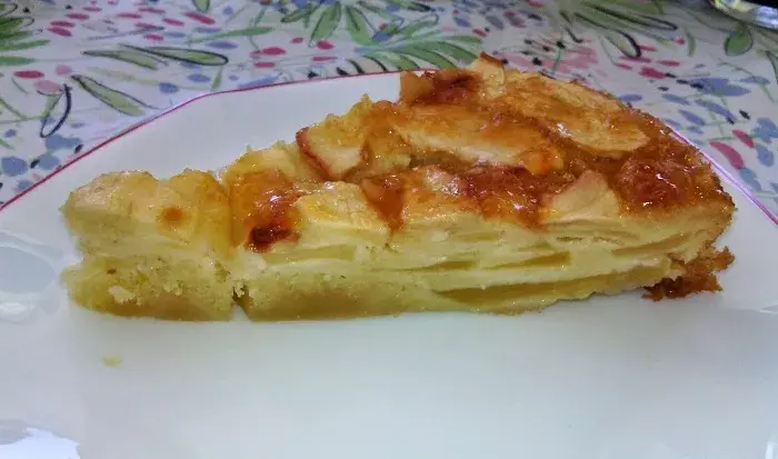 Postre de manzana con canela