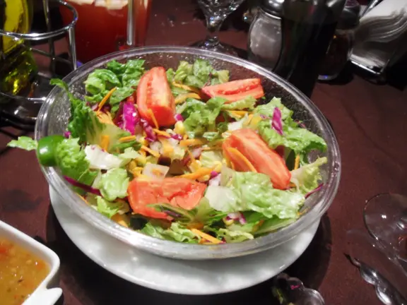 Ensalada de avena en salsa de sésamo