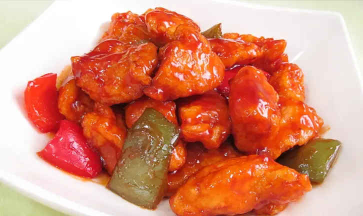 Pollo agrio y dulce