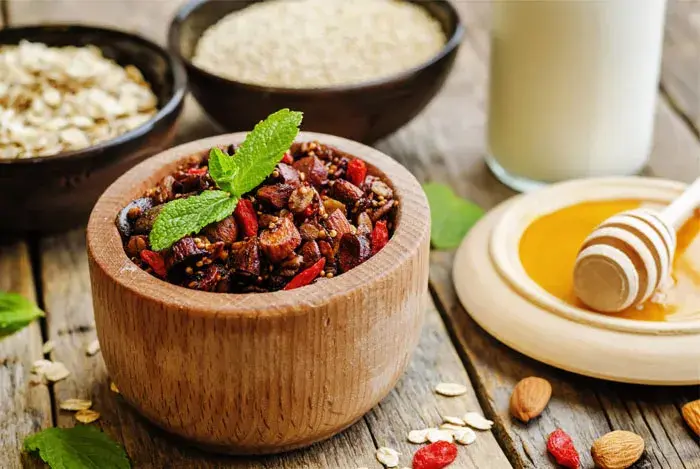 Granola y quinola