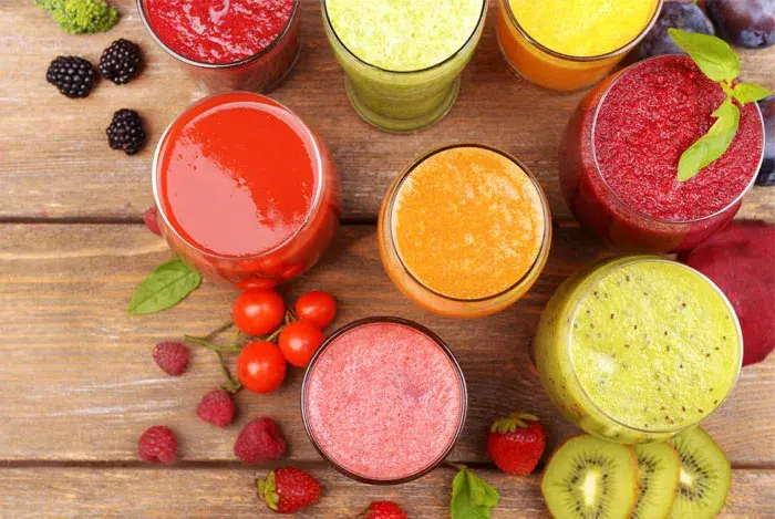 Jugos, batidos y zumos detox