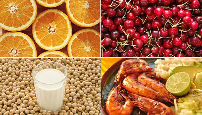 Alimentos con vitamina C y B12