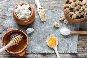 Diferentes azúcares