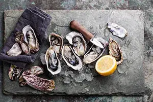 Ostras y mariscos