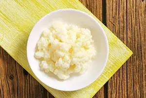 Bol lleno de probioticos