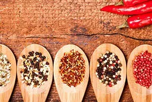Diferentes especias