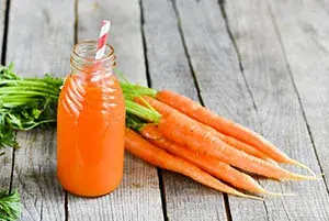 jugo de zanahorias