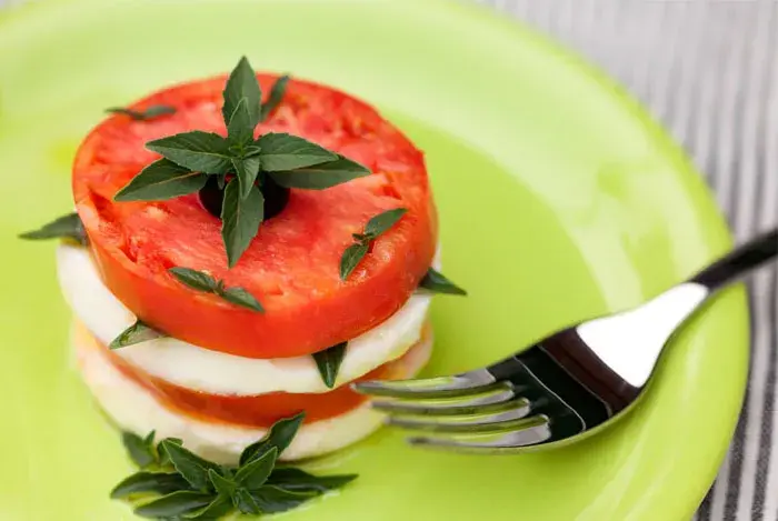 Tomate y mozzarela