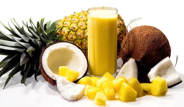 piña y coco
